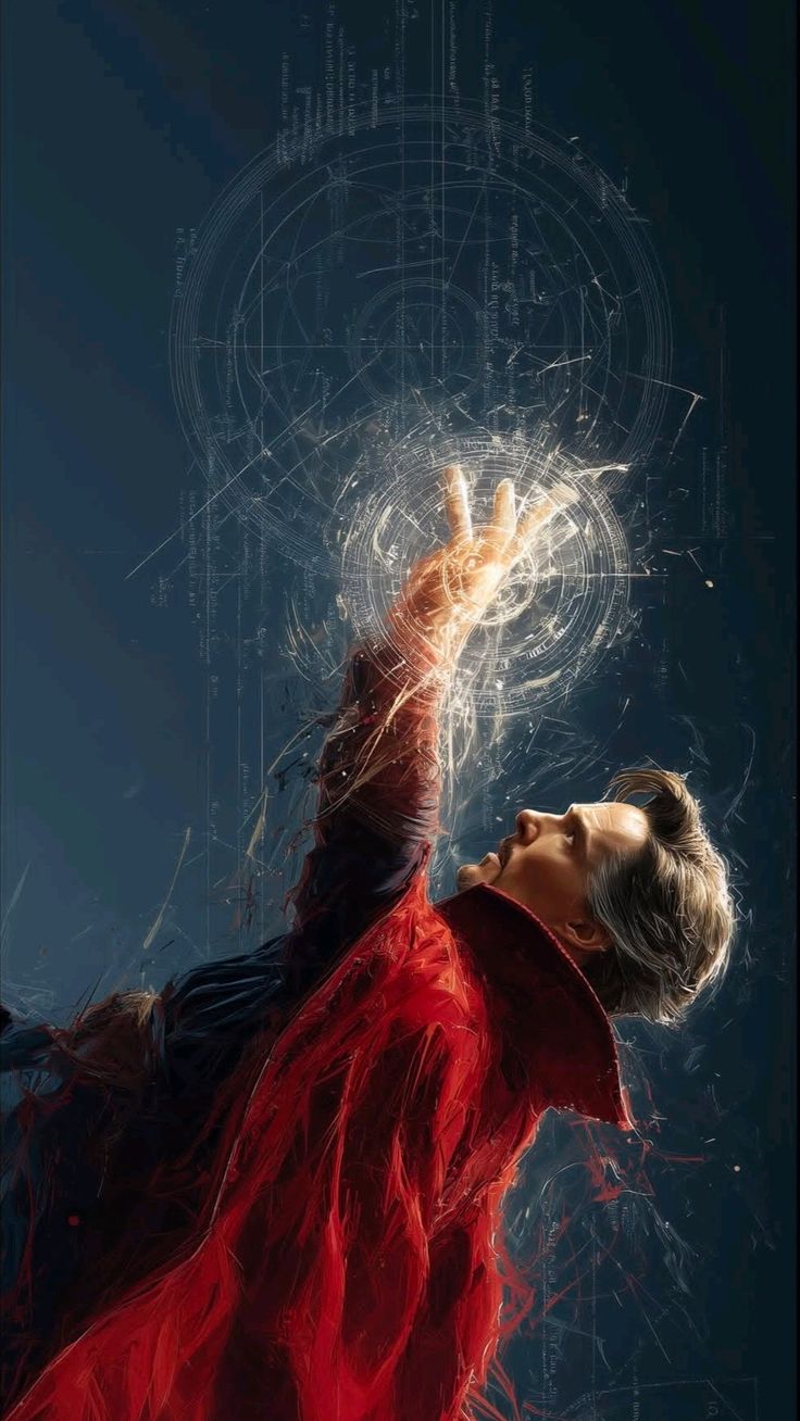 Doctor Strange wielding the Mystic Arts