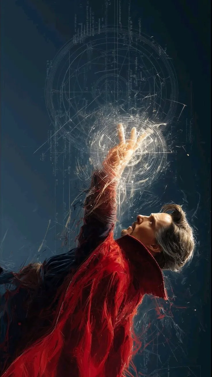 Doctor Strange wielding the Mystic Arts