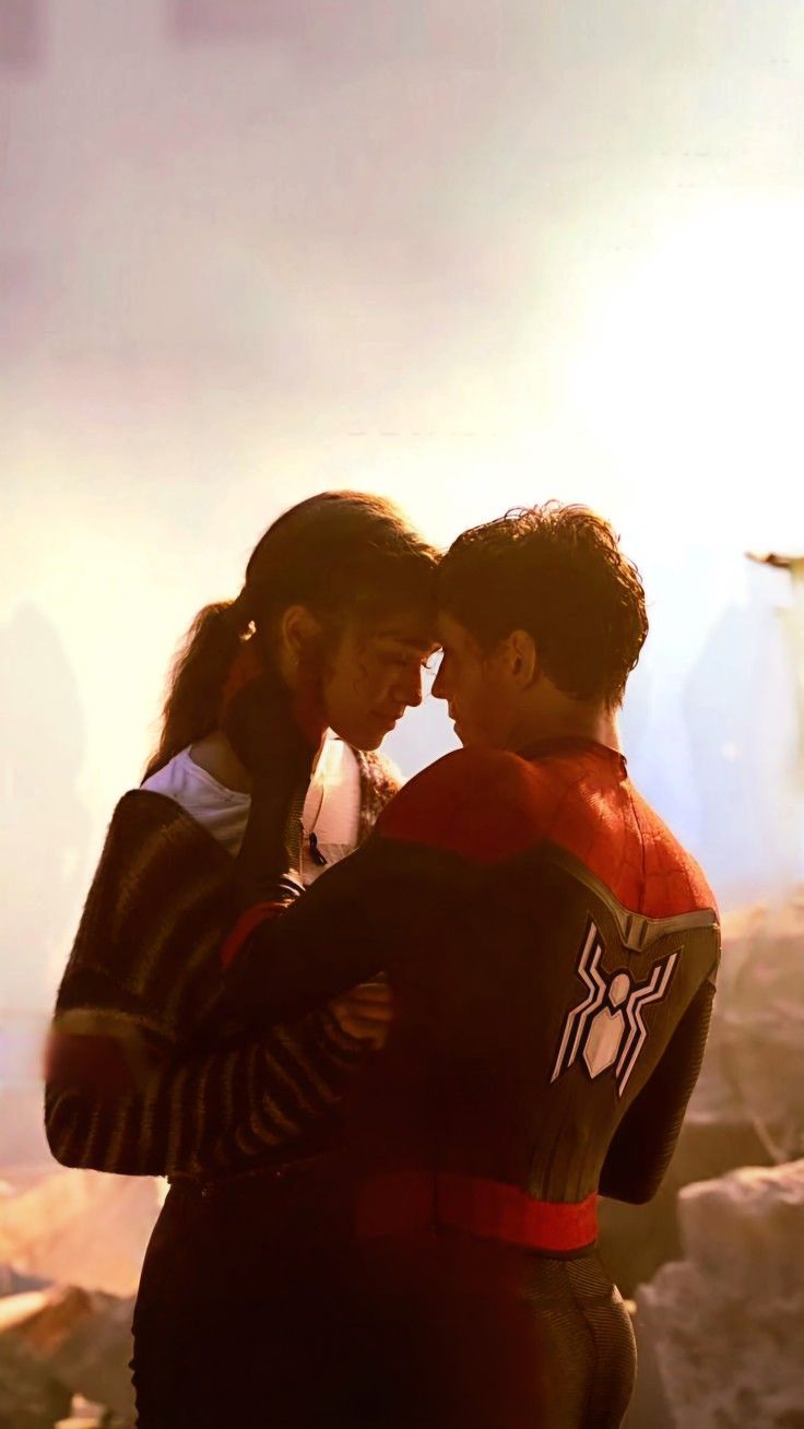 Peter Parker and MJ embracing — the love he sacrificed