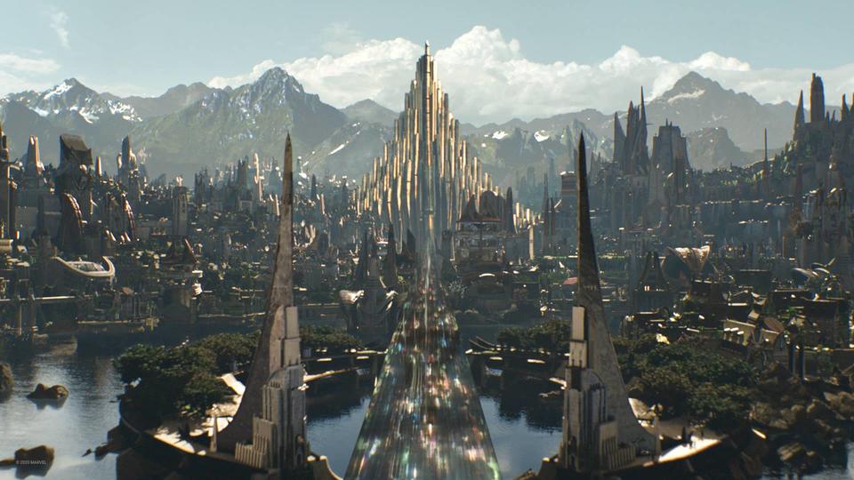 The golden realm of Asgard